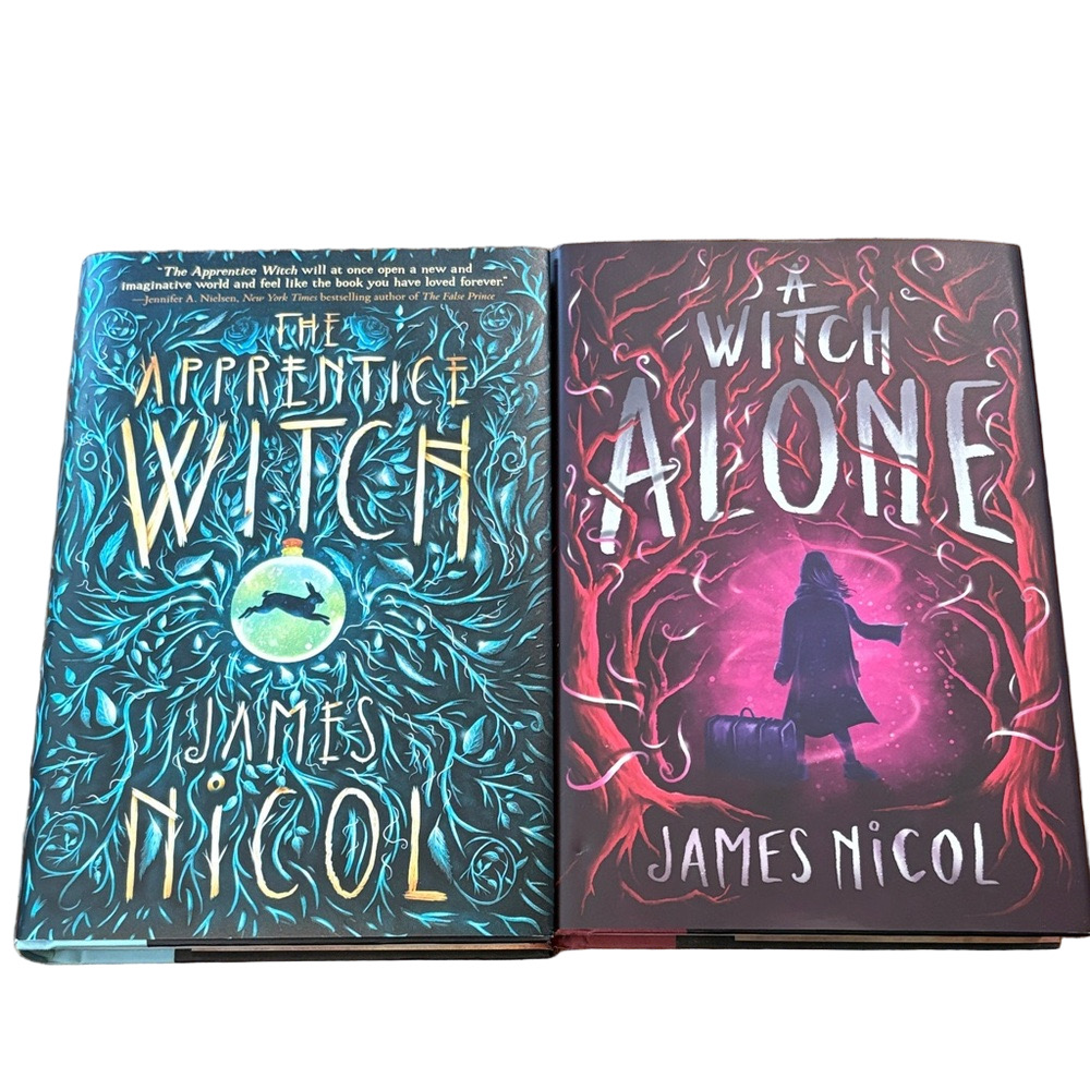 Two hard back books by James Nichol new